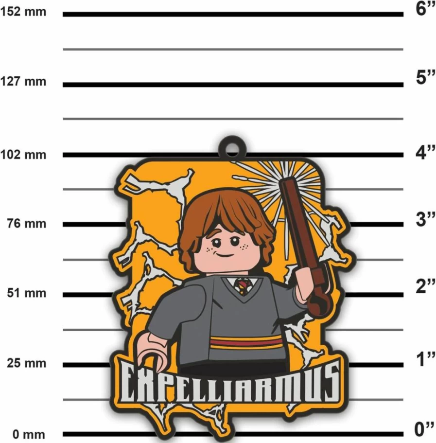 IQ Harry Potter Expelliarmus Spell Silicone Refrigerator Magnet - 4 Inch Collectible Fridge Decor for Fans, Kitchen & Lockers (Hogwarts Inspired)