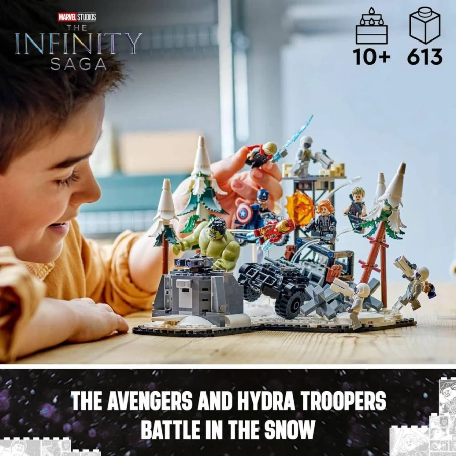 LEGO Marvel Avengers Age of Ultron 76291 Building Toy Set with 6 Superhero Minifigures - Creative Gift for Kids Ages 10+ | Official LEGO Marvel Super Heroes Construction Kit