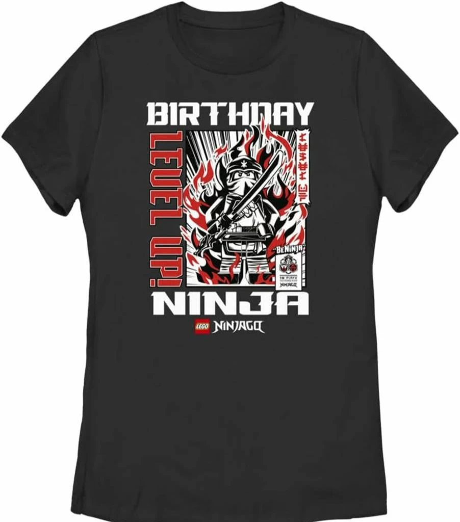 Fifth Sun Lego Ninjago Women's Short Sleeve T-Shirt - Ninja Birthday Tee