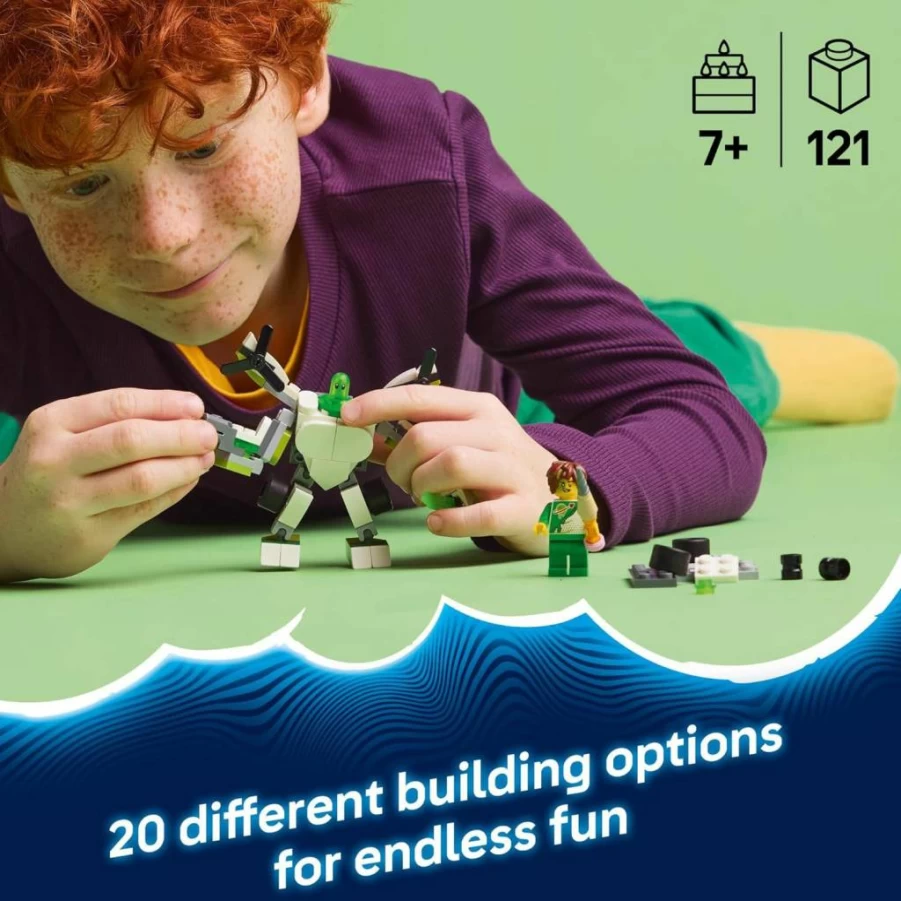 LEGO 71487 Dreamzzz Z-Blob Robot & Mech Suit Building Kit - 19-in-1 Rebuildable Toy for Kids Ages 7+ | Creative STEM Gift for Boys & Girls | Birthday Present