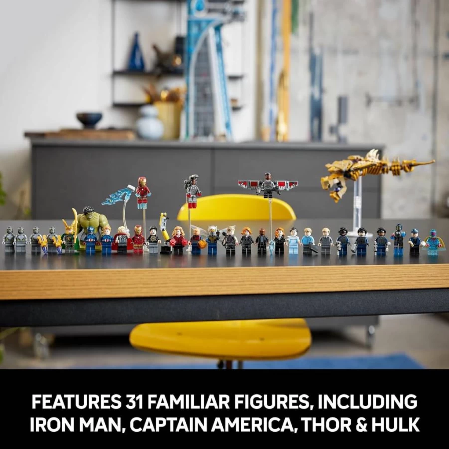 LEGO Marvel Avengers Tower 76269 Building Set with 31 Minifigures, Iconic HQ Model, Movie Scenes & Accessories for Marvel Fans