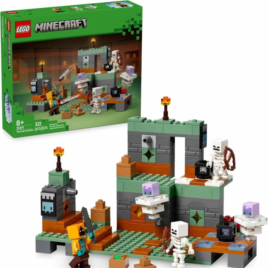 LEGO Minecraft 21271 The Trial Chamber Building Set with Shadow Hoodie Minifigure - Creative Construction Toy for Kids Ages 8+ - Perfect Birthday Gift for Boys and Girls