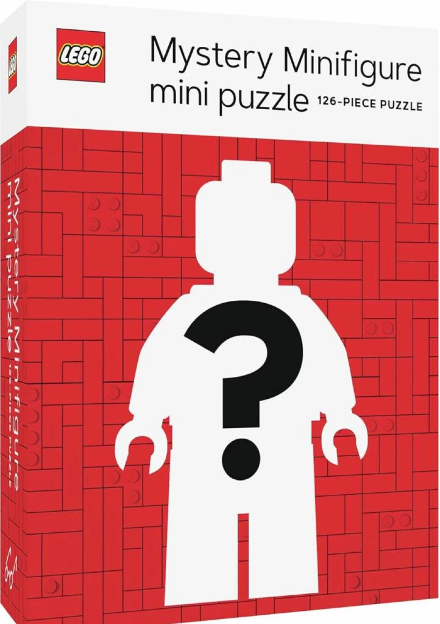 Chronicle Books LEGO Mystery Minifigure Mini Puzzles - Red Edition | Collectible Building Toy