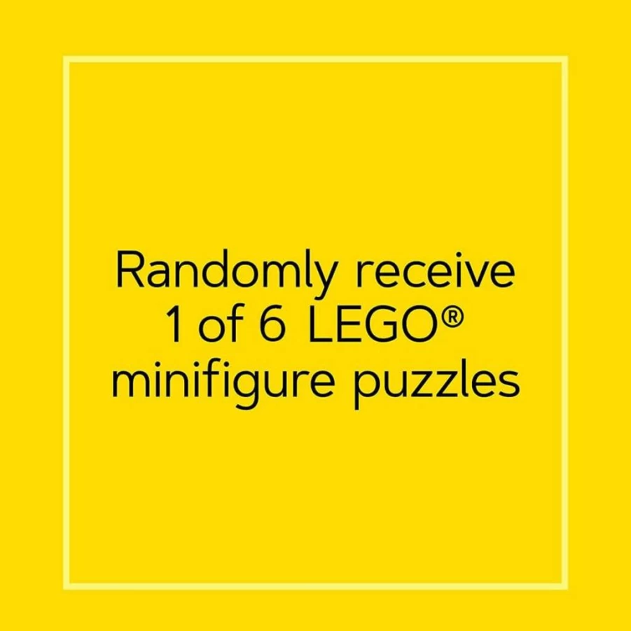 Chronicle Books LEGO Mystery Minifigure Mini Puzzles - Red Edition | Collectible Building Toy