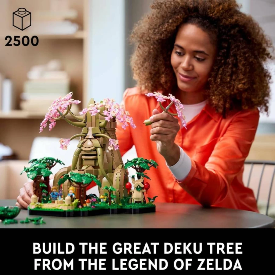 LEGO The Legend of Zelda Great Deku Tree 2-in-1 Building Set (77092) - Adult Collectible Model Kit for Home & Office Decor, Perfect Gift for Zelda Fans Ages 18+