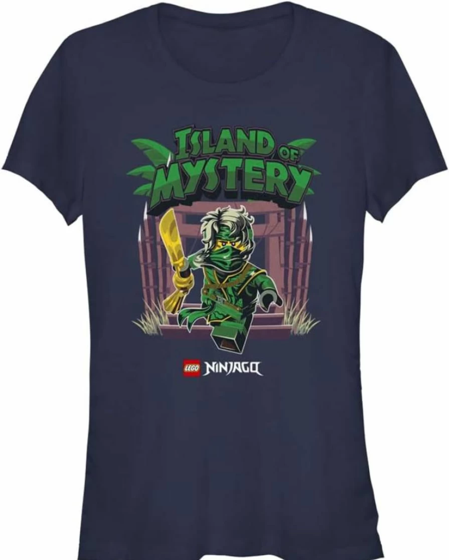 Fifth Sun Women's Lego Ninjago Green Ninja Mystery Island Graphic Short Sleeve T-Shirt