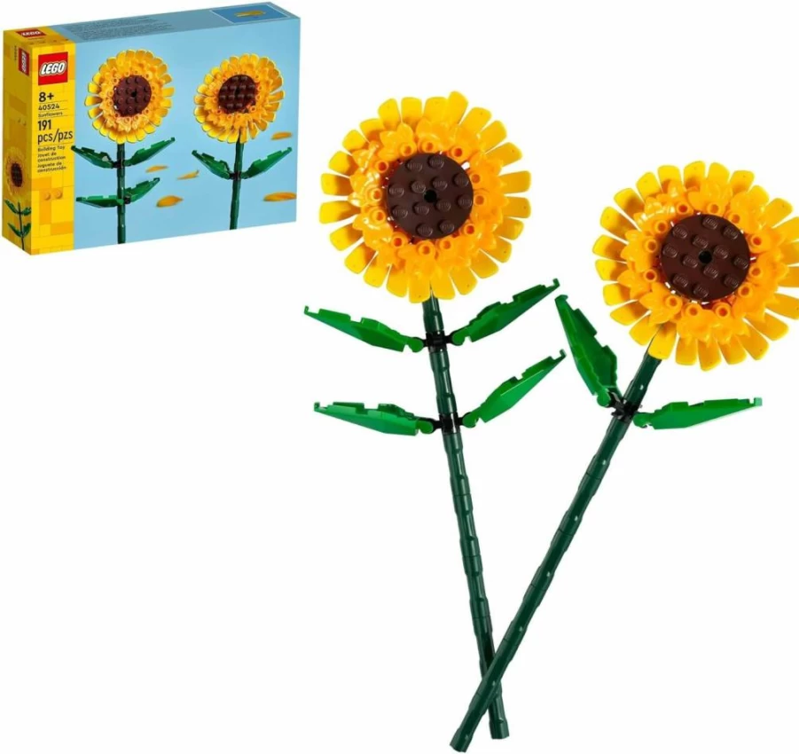 LEGO 40524 Sunflower Building Kit for Kids Ages 8+ - Creative Flower Set for Home Decor, Birthday Gift for Plant Lovers - Artificial Botanical Display Toy for Boys & Girls
