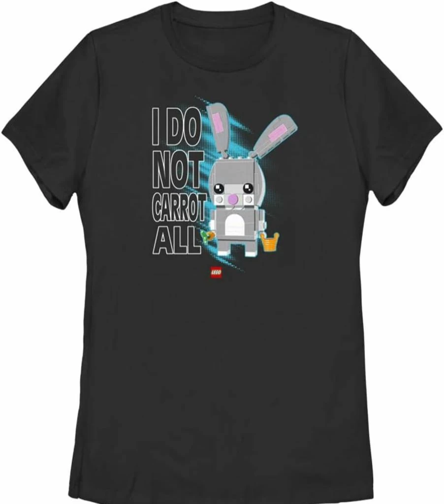 Fifth Sun Women's Bad Hare Graphic Short Sleeve T-Shirt - Lego Inspired Casual Tee