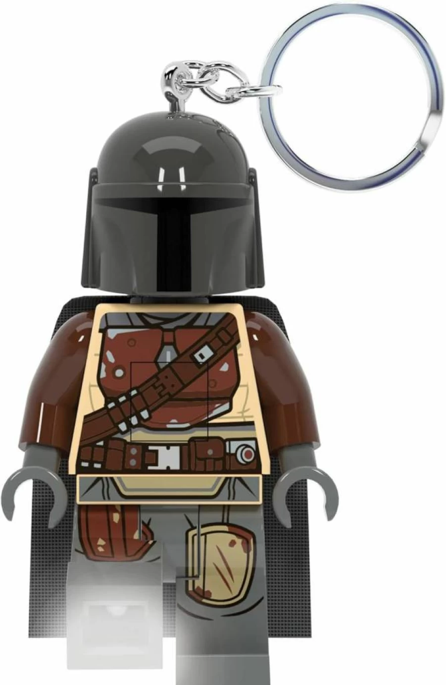 IQ Lego Star Wars Keyring with LED Light - 76mm Large Collectible Figure - Includes 2 CR2025 Batteries - Gift for Kids & Fans