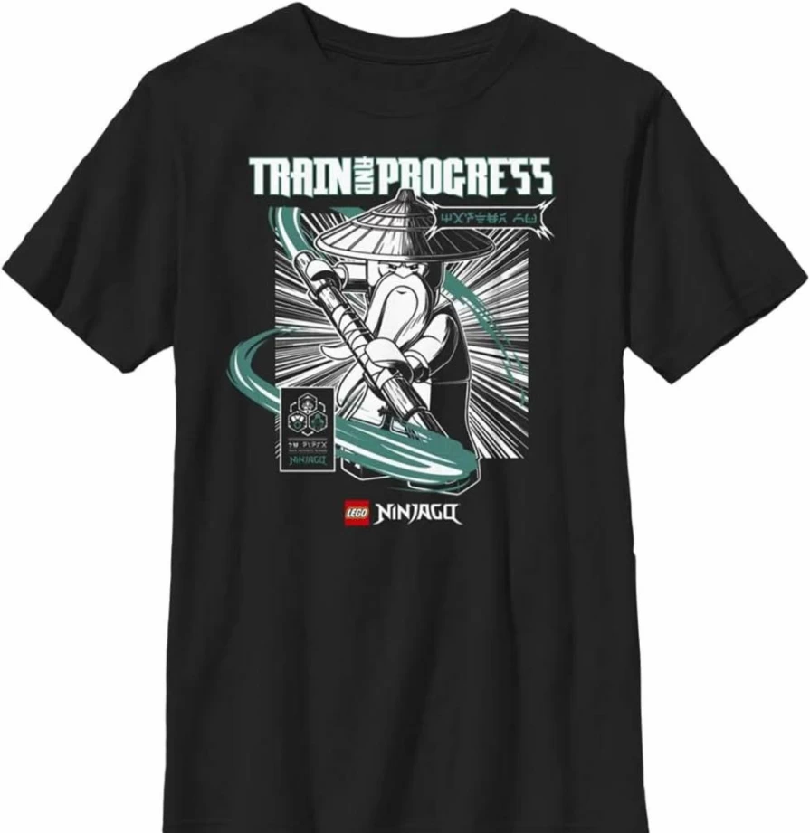 Fifth Sun Boys' Lego Ninjago Train & Progress Graphic Short Sleeve T-Shirt
