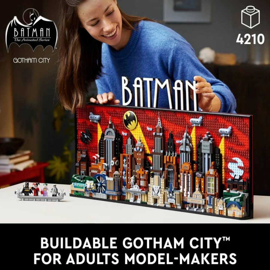 LEGO DC Batman: The Animated Series Gotham City Building Set 76271 for Adults with Minifigures, Super Hero Collectible Gift for Fans of Action & Adventure Movies