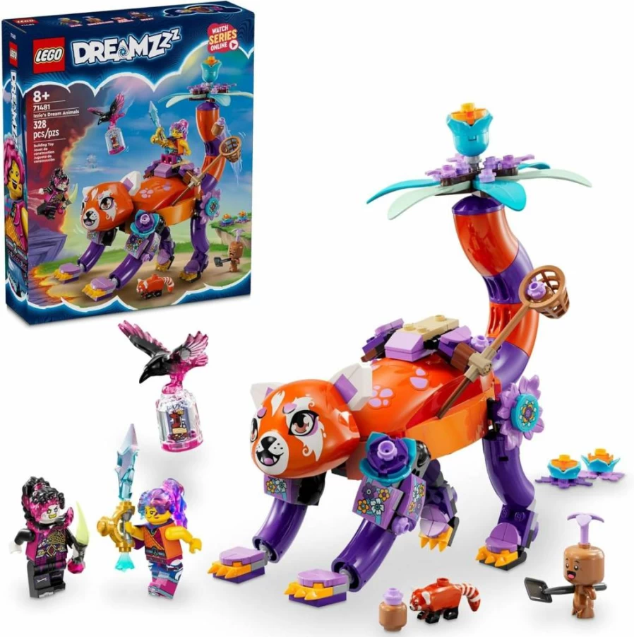 LEGO Dreamzzz 71481 Izzie's Dream Animals Building Set - Creative Construction Toy for Kids Ages 8+, Perfect Birthday Gift for Girls & Boys