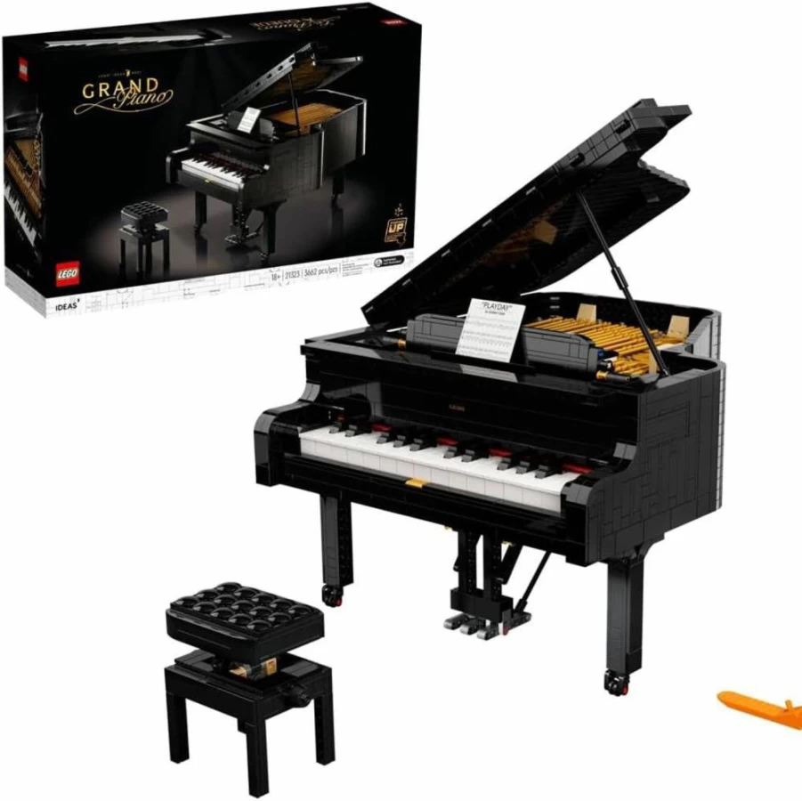 LEGO Ideas Grand Piano 21323 Building Kit for Adults with Motor & Power Functions, Collectible Music Lover Gift, Home Decor Model Set