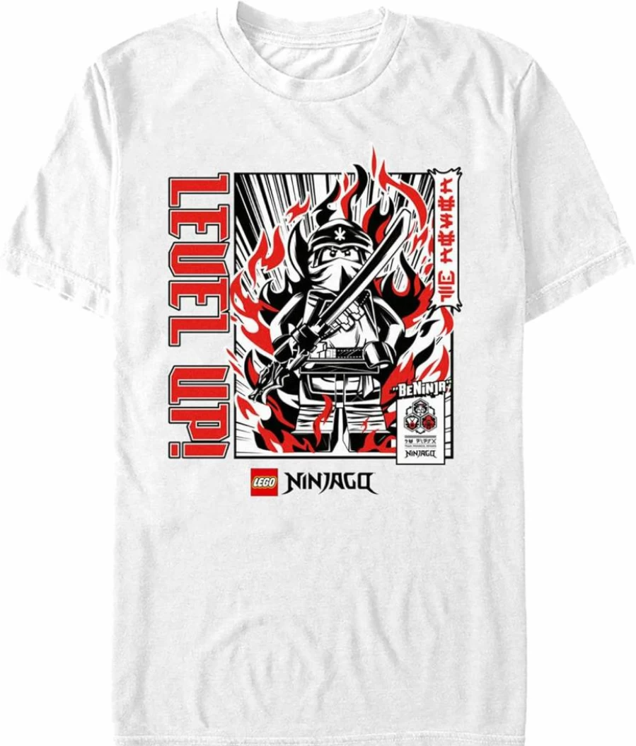 Fifth Sun Men's Lego Ninjago Level Up Ninja Graphic Short Sleeve T-Shirt