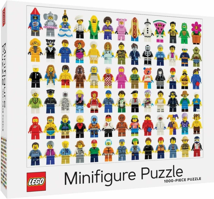 Chronicle Books LEGO Tiny Garden 1000-Piece Puzzle | Botanical Collection Jigsaw with 30 Mini Plants & Flowers | Amazon Exclusive