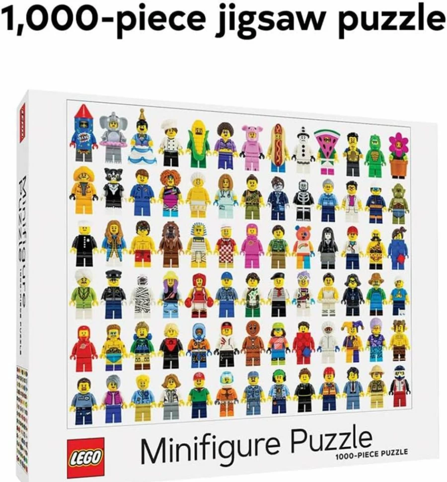 Chronicle Books LEGO Tiny Garden 1000-Piece Puzzle | Botanical Collection Jigsaw with 30 Mini Plants & Flowers | Amazon Exclusive