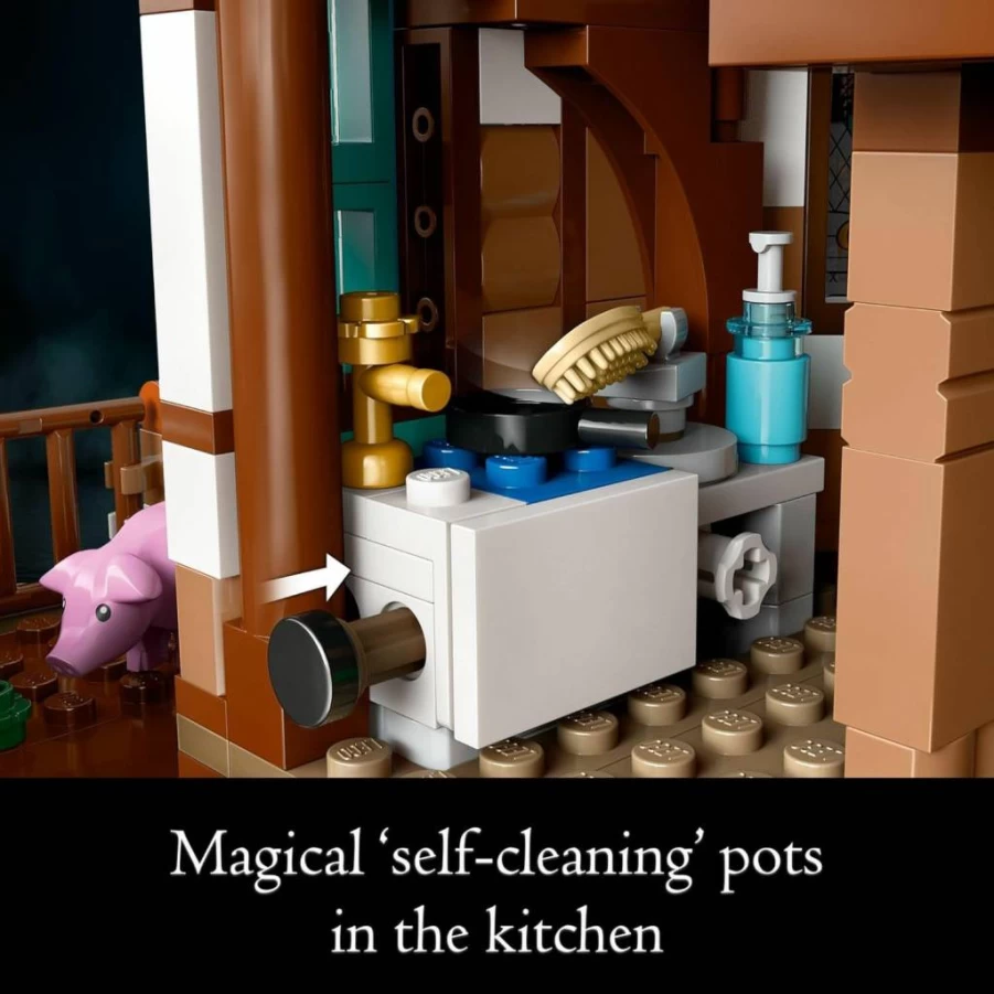 LEGO Harry Potter The Burrow 76437 Building Kit for Adults with 10 Minifigures - Collectible Weasley House Model Set for Fans, Men & Women