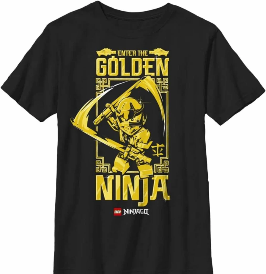 Fifth Sun Boys' Lego Ninjago Ninja Graphic Short Sleeve T-Shirt for Kids