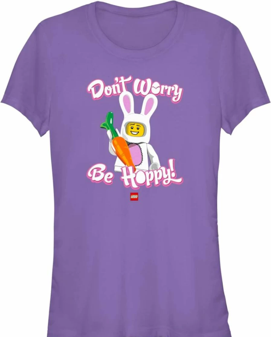 Fifth Sun Women's Lego Be Hoppy Graphic Short Sleeve T-Shirt