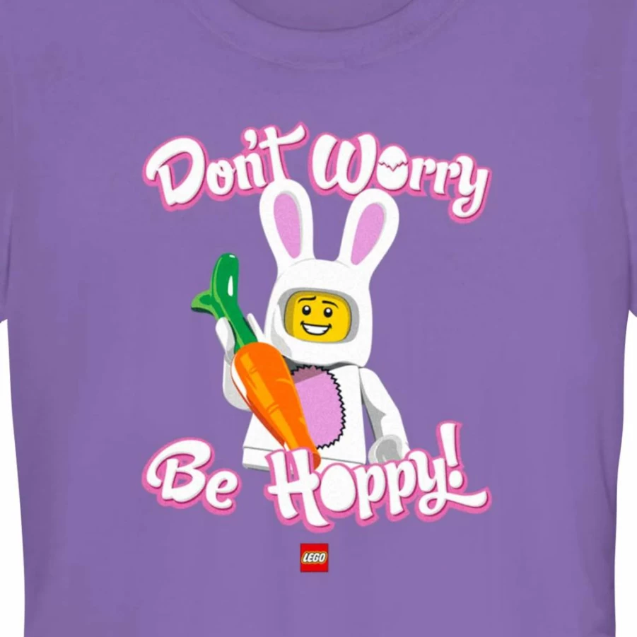 Fifth Sun Women's Lego Be Hoppy Graphic Short Sleeve T-Shirt