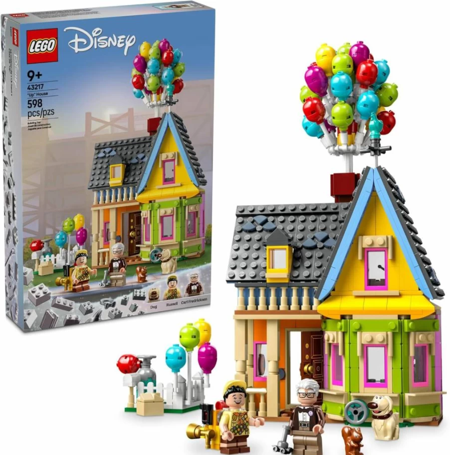 LEGO Disney Pixar 'Up' House Building Set 43217 - Creative Construction Toy for Kids Ages 9+, Perfect Gift for Disney Fans and Collectors
