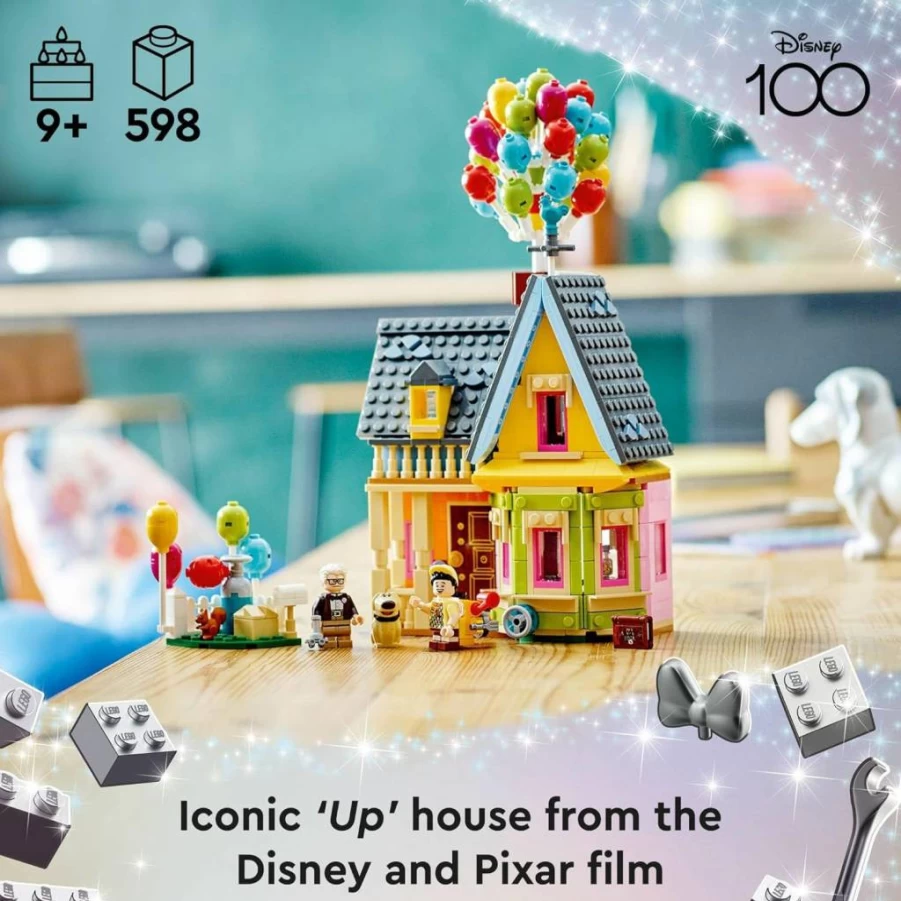 LEGO Disney Pixar 'Up' House Building Set 43217 - Creative Construction Toy for Kids Ages 9+, Perfect Gift for Disney Fans and Collectors