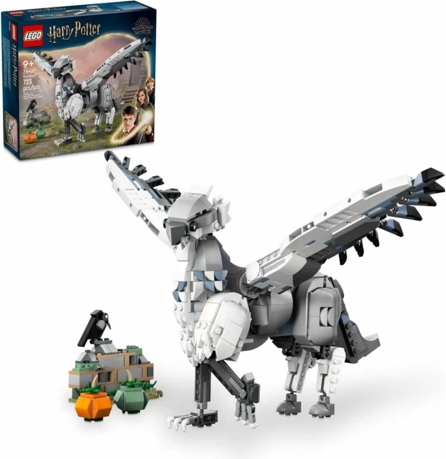 LEGO Harry Potter Buckbeak The Hippogriff Building Set 76427, Collectible Magical Creature Toy for Kids, Creative Birthday Gift for 9 Year Old Boys and Girls, Hogwarts Themed Construction Kit