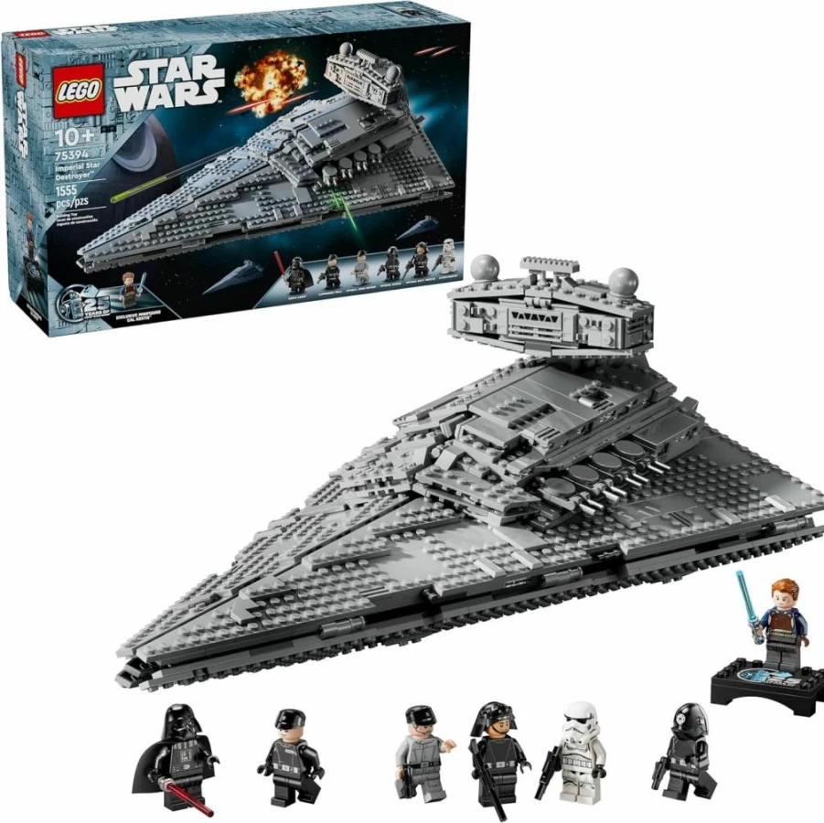 LEGO Star Wars Imperial Star Destroyer 75394 Building Set with Darth Vader & 6 Minifigures - Collectible Model Kit for Kids, Teens and Adults Ages 10+ - Perfect Gift for Star Wars Fans