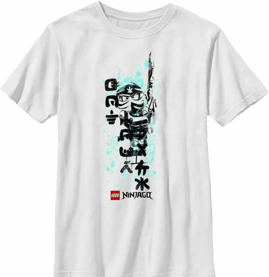 Fifth Sun Boys' Lego Ninjago Ninja Graphic Short Sleeve T-Shirt for Kids