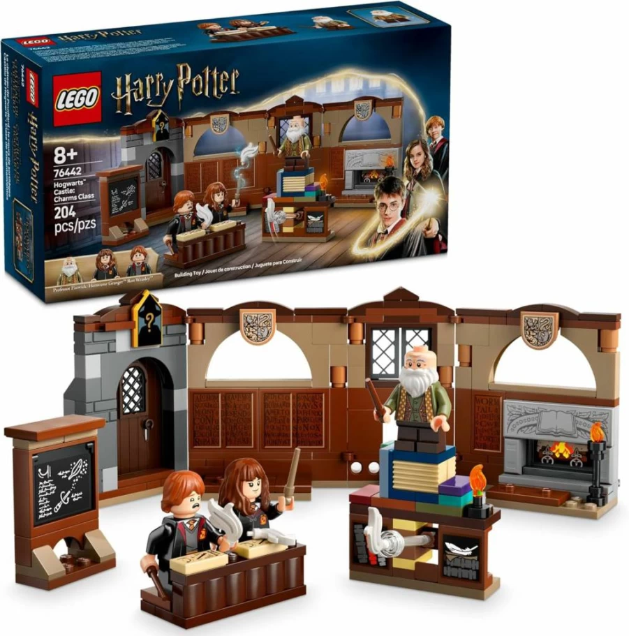 LEGO Harry Potter 76442 Hogwarts Castle Charms Class Building Set for Kids Ages 8+, Magical Wizarding World Toy for Boys & Girls, Creative Birthday Gift for Harry Potter Fans