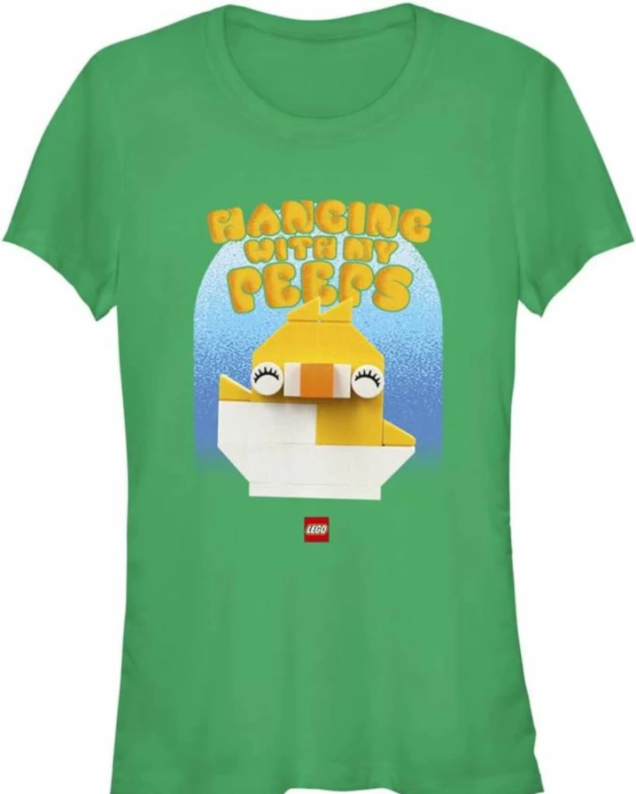 Fifth Sun Women's Lego-Inspired Graphic Short Sleeve T-Shirt | Vintage Style Tee