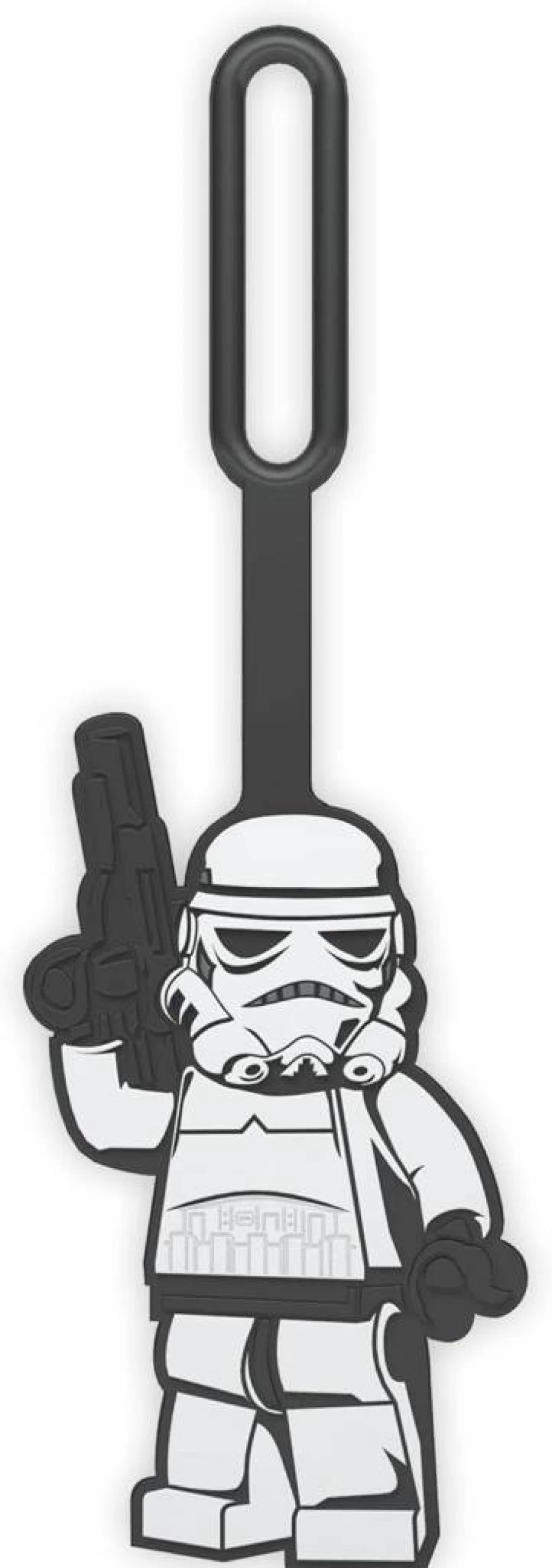 IQ Star Wars Stormtrooper Silicone Luggage Tag - Writable ID Label for Suitcases, Backpacks & Travel Bags (52235)