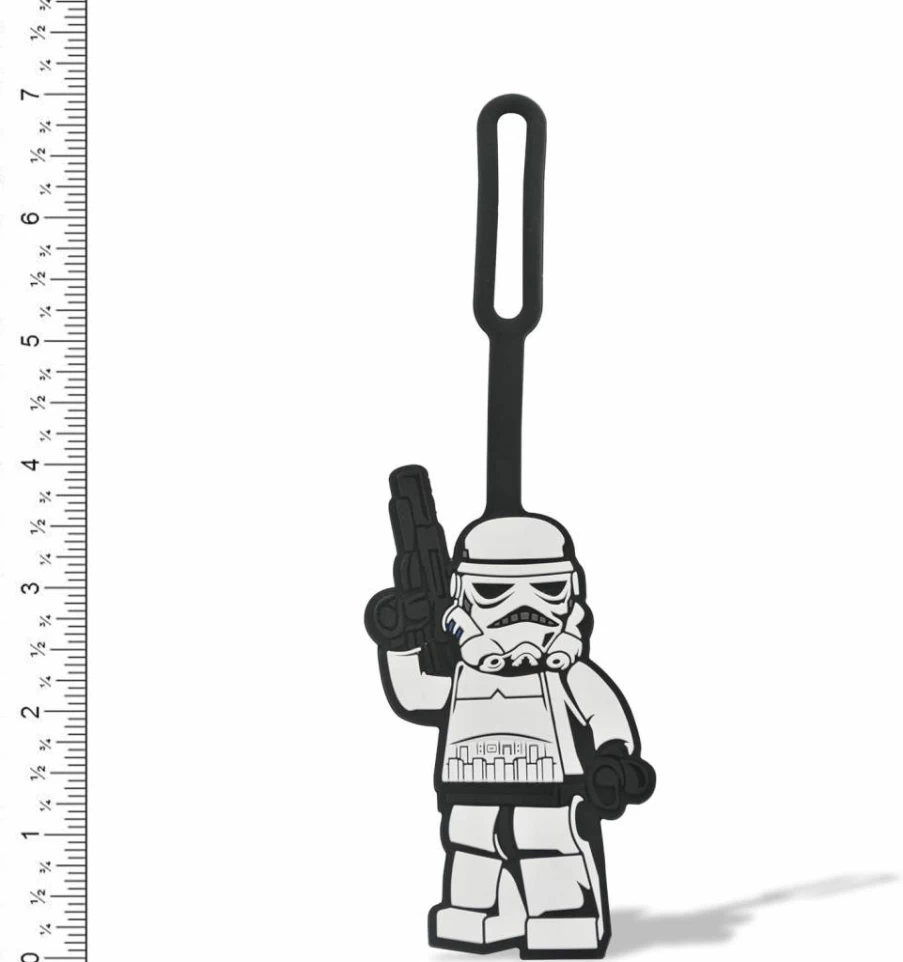 IQ Star Wars Stormtrooper Silicone Luggage Tag - Writable ID Label for Suitcases, Backpacks & Travel Bags (52235)