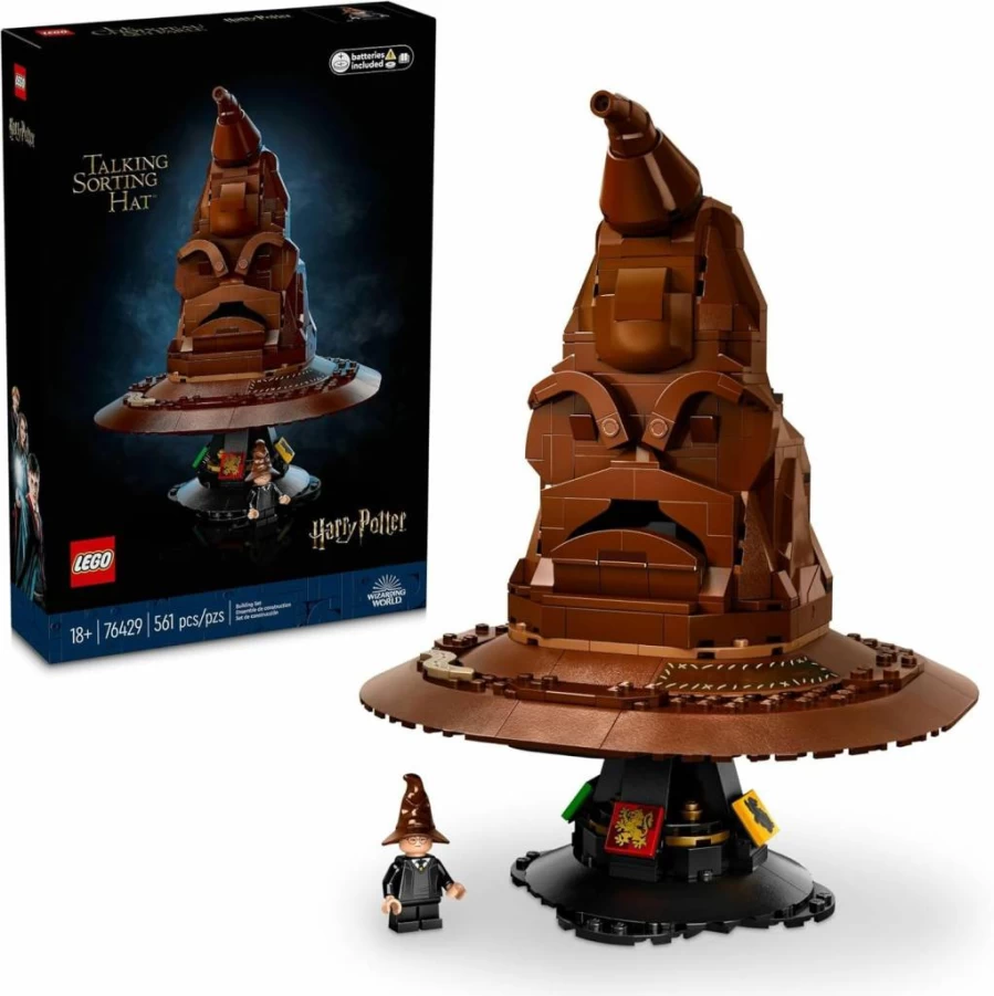 LEGO Harry Potter 76429 Talking Sorting Hat Building Set with 31 Voices - Collectible Wizardry Gift for Adults, Men & Women Ages 18+