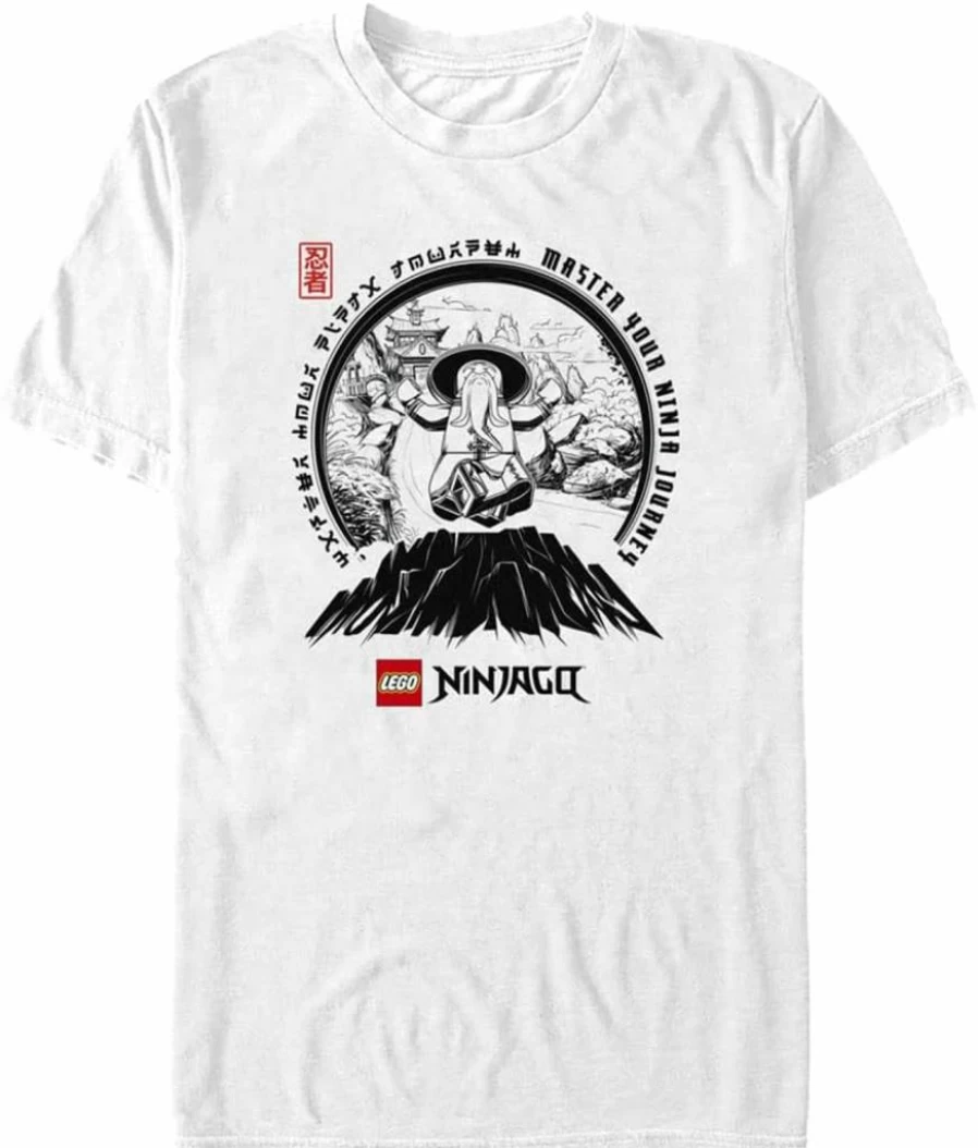 Fifth Sun Men's Ninjago Lego Meditation Short Sleeve T-Shirt