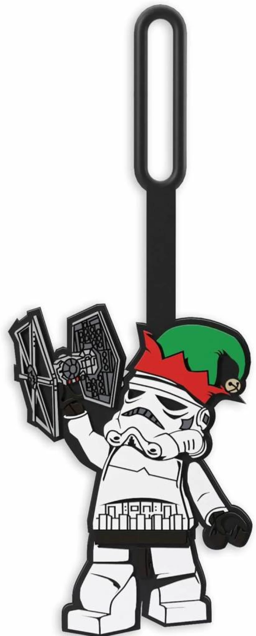 IQ Star Wars Stormtrooper Silicone Luggage Tag - 6.5 Inch Travel ID Tag for Suitcase, Backpack, Writable Surface for Identification
