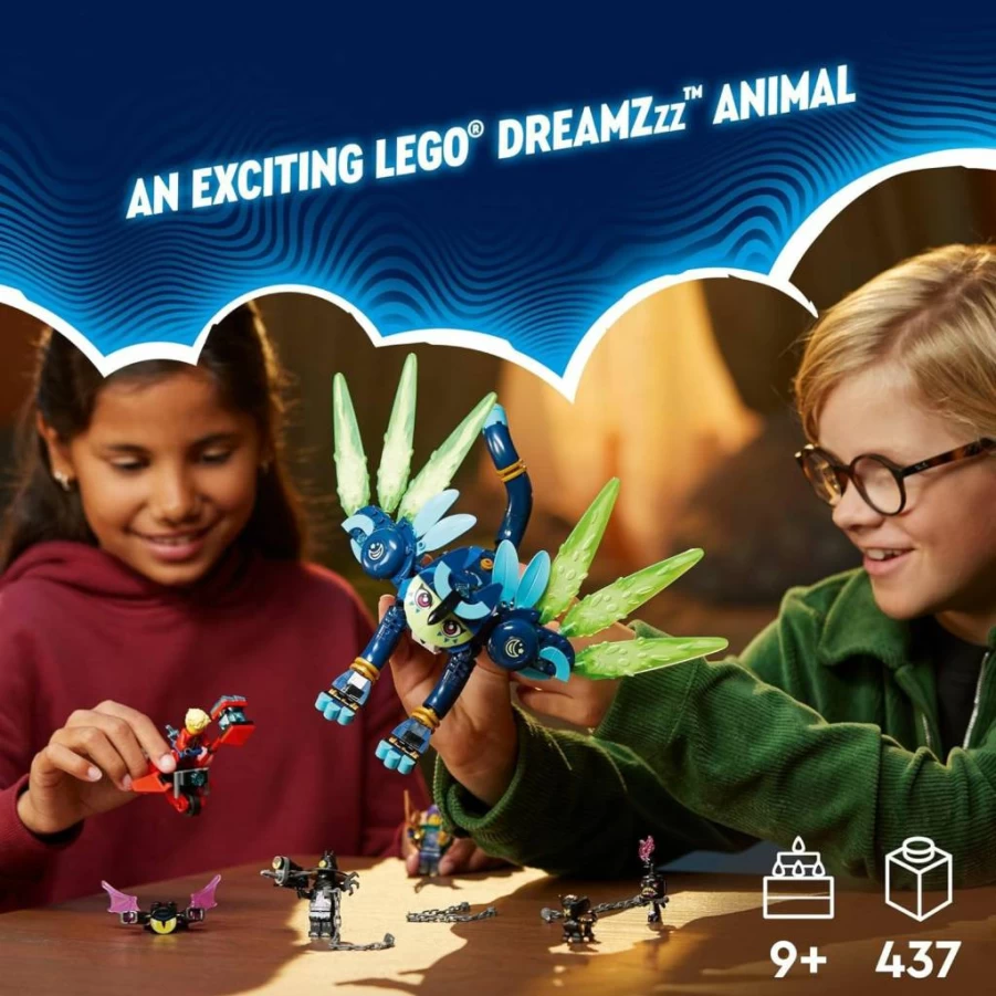 LEGO Dreamzzz Zoey & Zian The Cat-Owl Building Set 71476 | TV Show Inspired Animal Toy for Kids Ages 9+ | Creative Gift for Boys & Girls