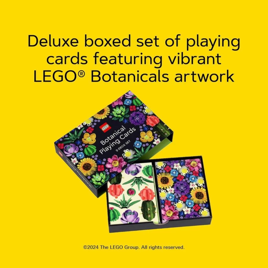 Chronicle Books LEGO Botanical Playing Cards – Collectible Card Deck for LEGO Fans