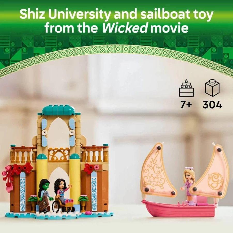 LEGO Wicked The Musical Building Set - Glinda, Elphaba & Nessarose at Shiz University 75681 - Creative Construction Toy for Kids Ages 7+ - Best Gift for Easter & Birthday