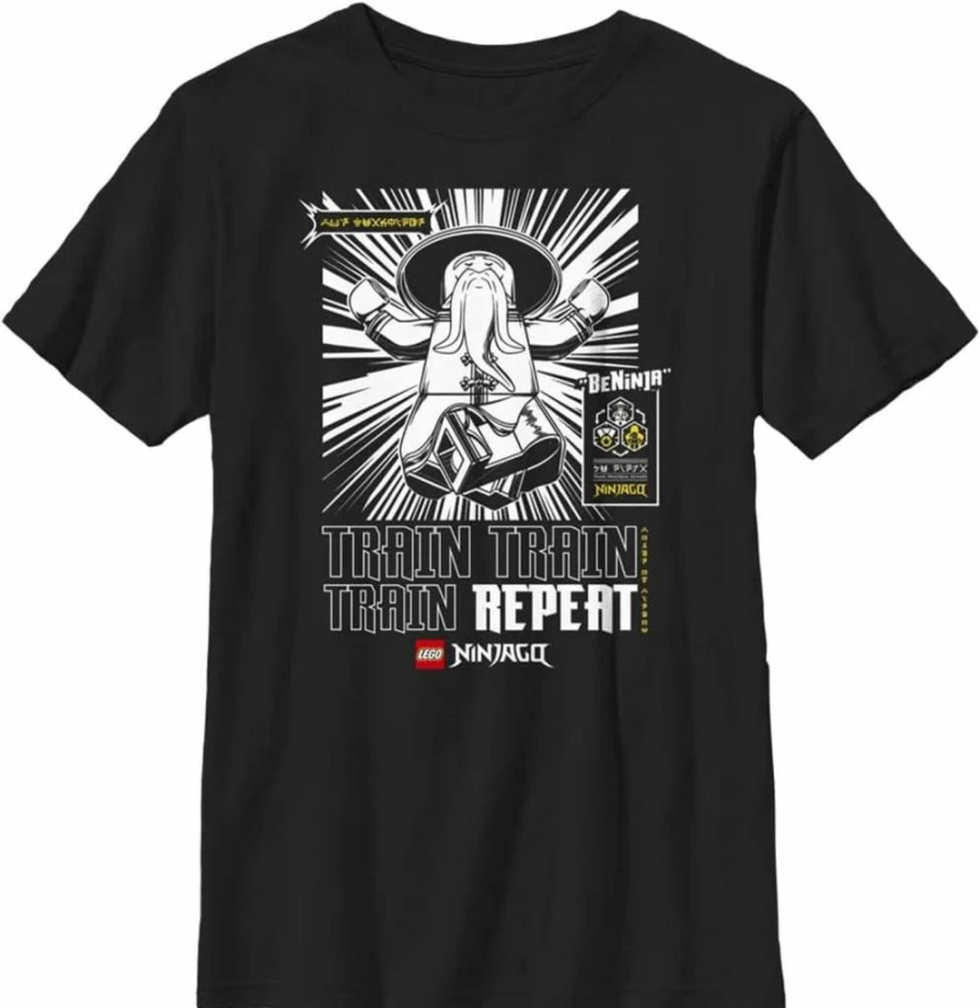Fifth Sun Boys' Lego Ninjago Train Graphic Short Sleeve T-Shirt for Kids