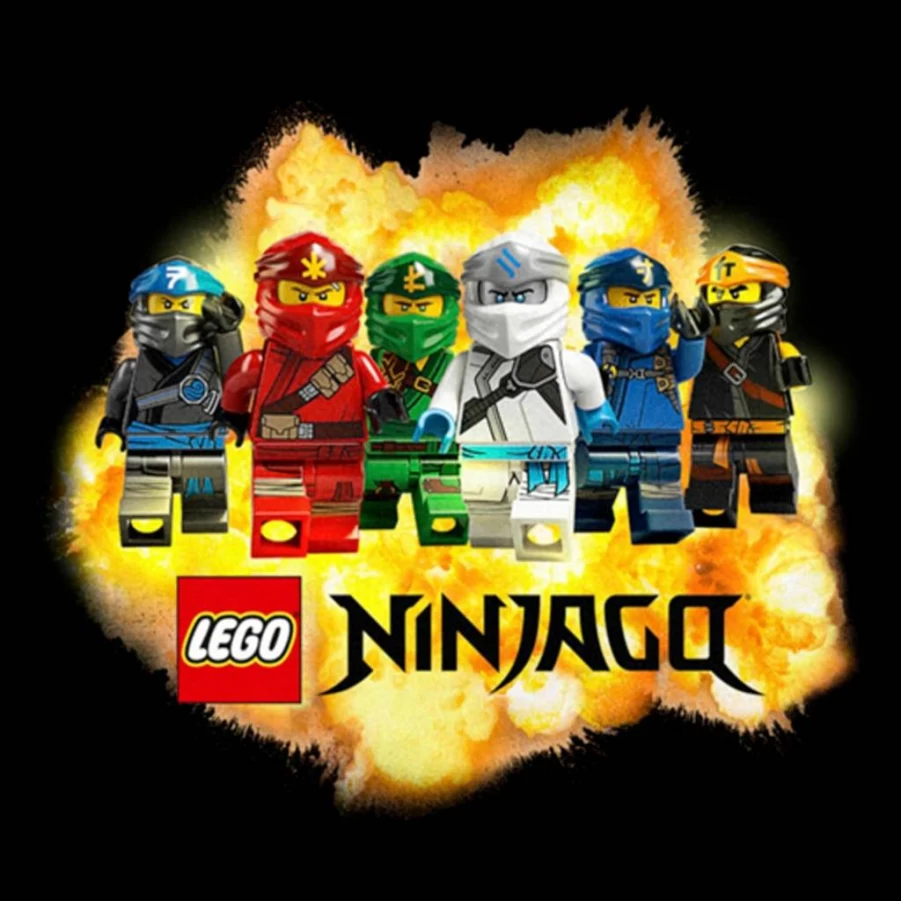 Fifth Sun Women's Short Sleeve Tee - Lego Ninjago Ninja Explosion Graphic T-Shirt
