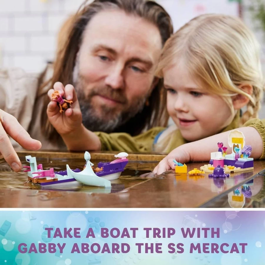 LEGO Gabby's Dollhouse 10786 Building Toy Set with Boat Playset, Beauty Salon & Accessories for Kids Ages 4+ | DreamWorks Animation Series Inspired Creative Play