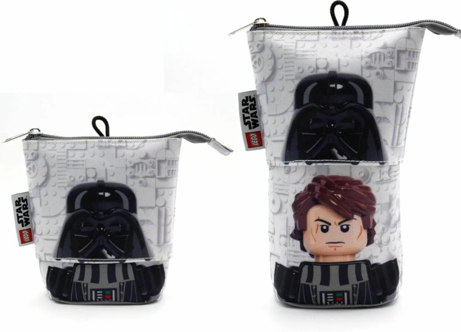 IQ Lego Star Wars Darth Vader Anakin Skywalker Pop-Up Pencil Case (53458) - Collectible Zippered Stationery Box