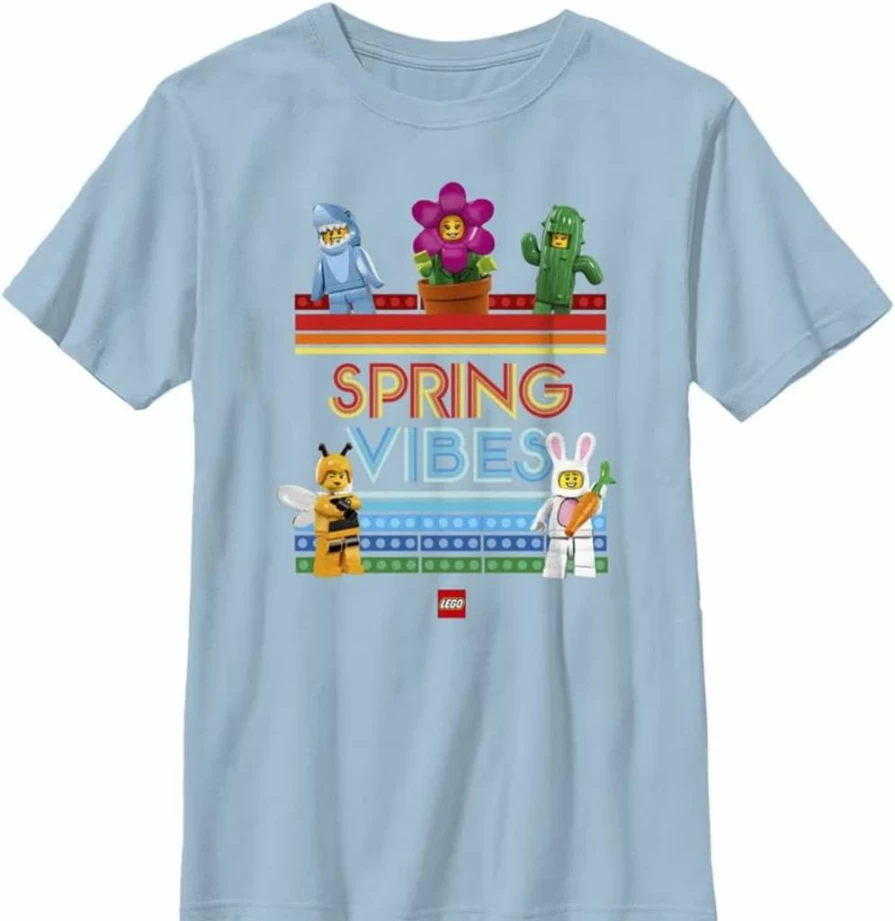 Fifth Sun Boys' Lego Short Sleeve Tee - Iconic Spring Shiner Graphic T-Shirt for Kids