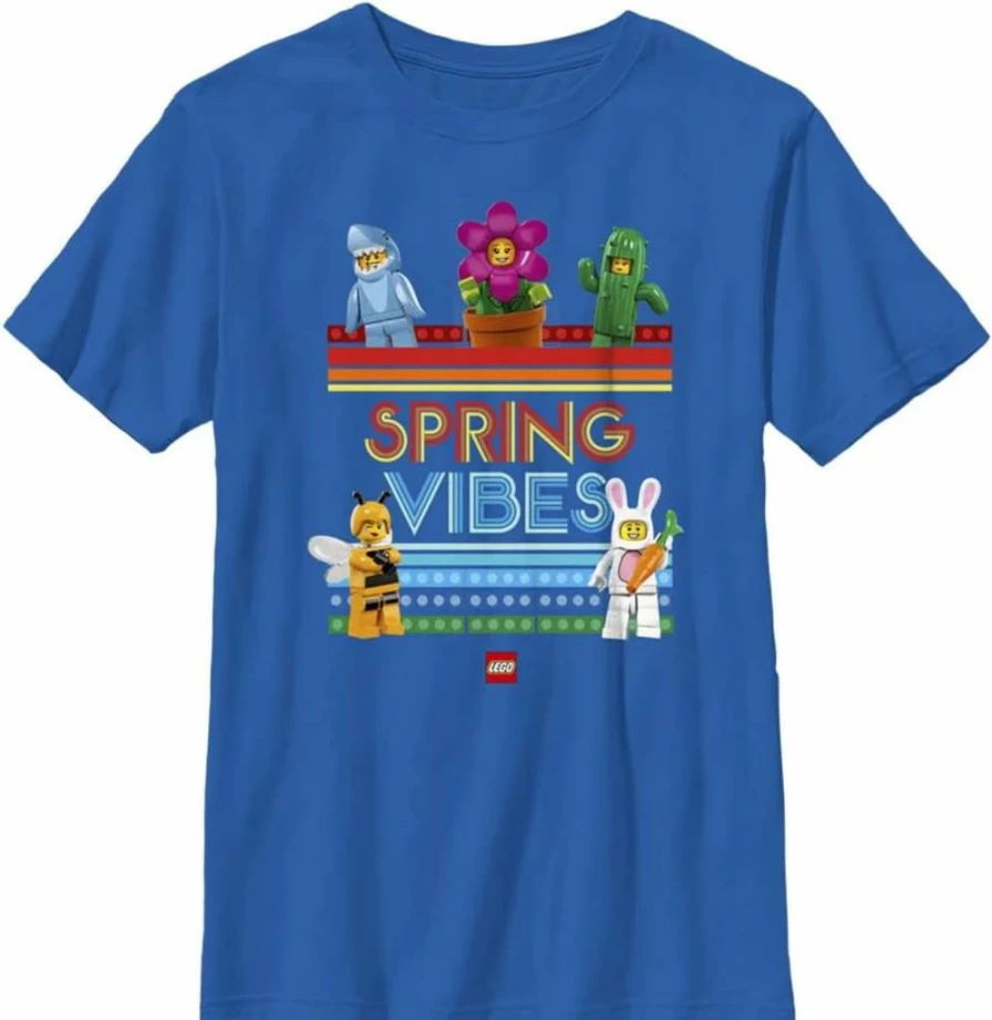 Fifth Sun Boys' Lego Short Sleeve Tee - Iconic Spring Shiner Graphic T-Shirt for Kids