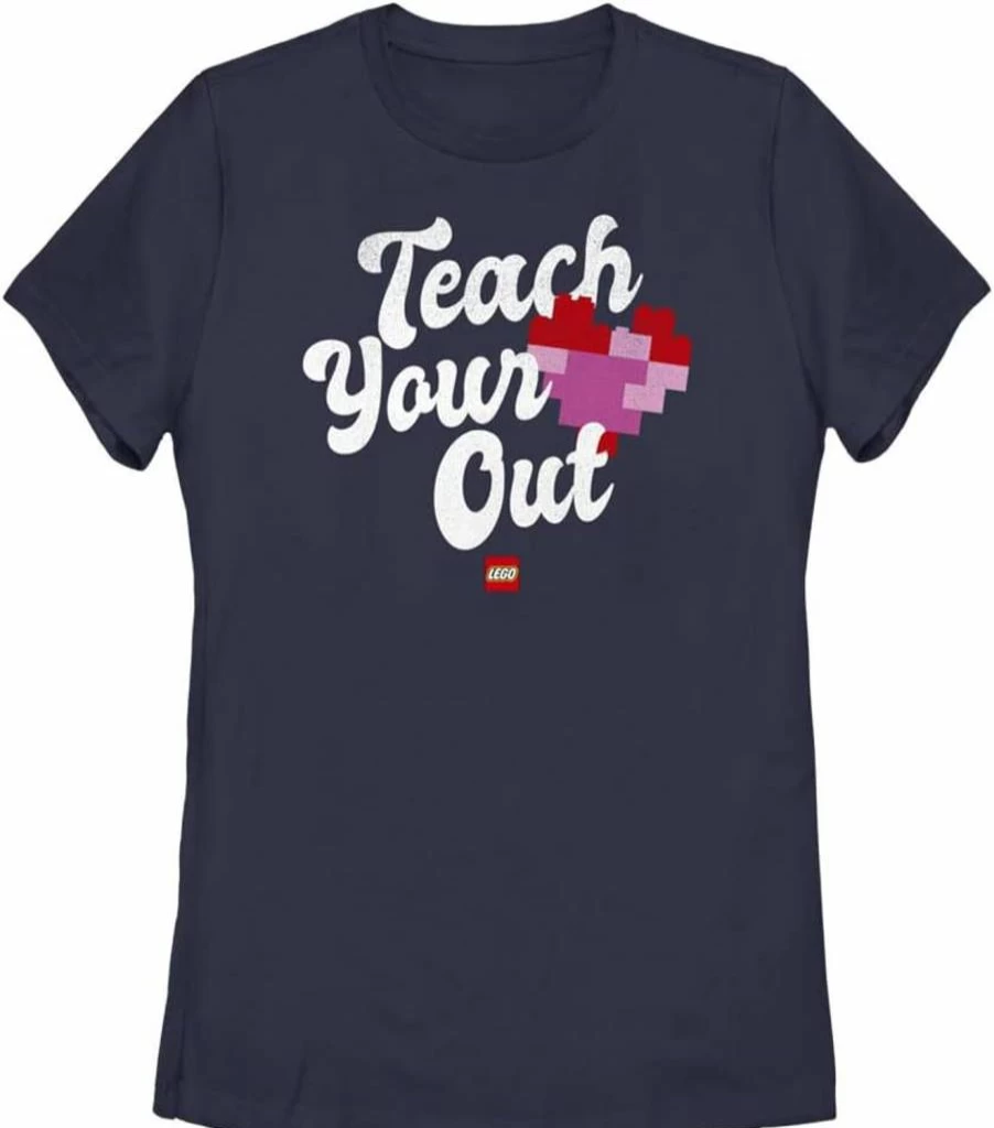 Fifth Sun Lego Inspired Teach Your Heart Out Women's Short Sleeve T-Shirt