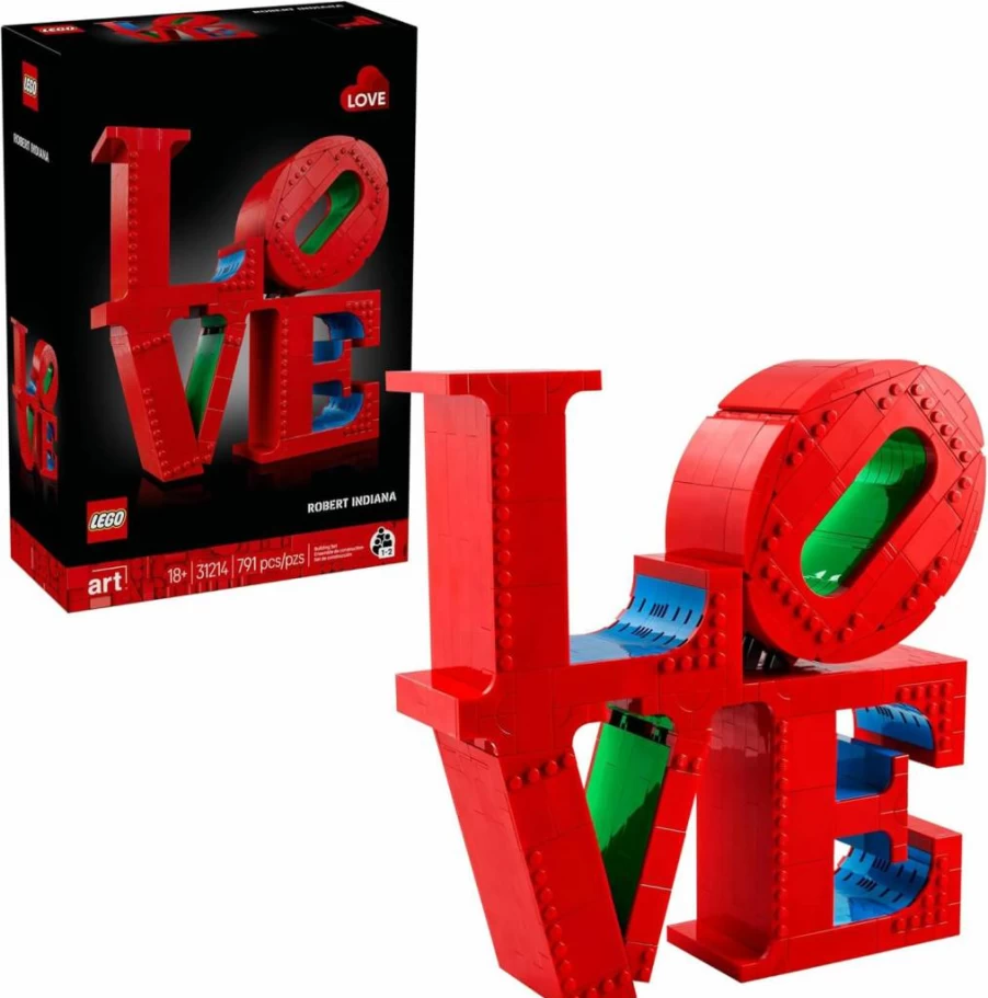 LEGO Art The Love Collection Building Kit for Adults - DIY Wedding Gift, Home Decor, Table Display Set 31214 - Creative Craft for Bridesmaids, Couples Ages 18+