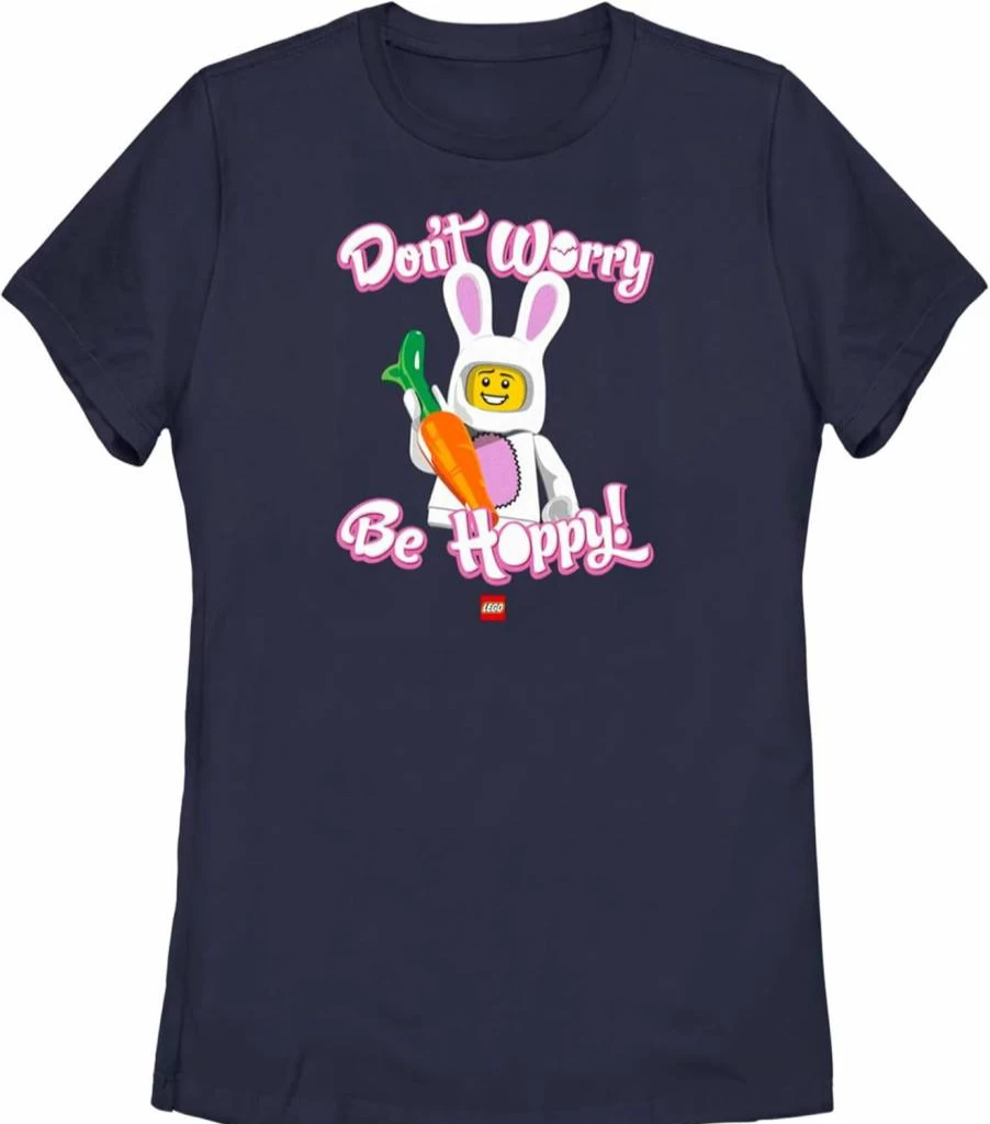 Fifth Sun Women's Short Sleeve Lego Be Hoppy Graphic Tee Shirt