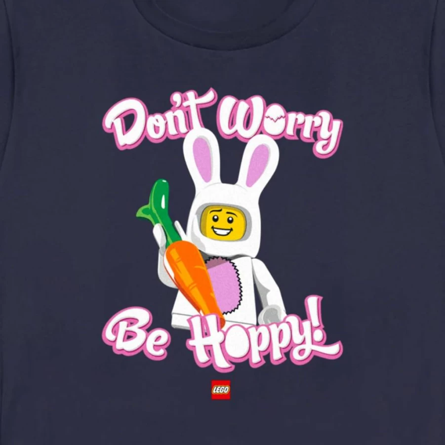 Fifth Sun Women's Short Sleeve Lego Be Hoppy Graphic Tee Shirt