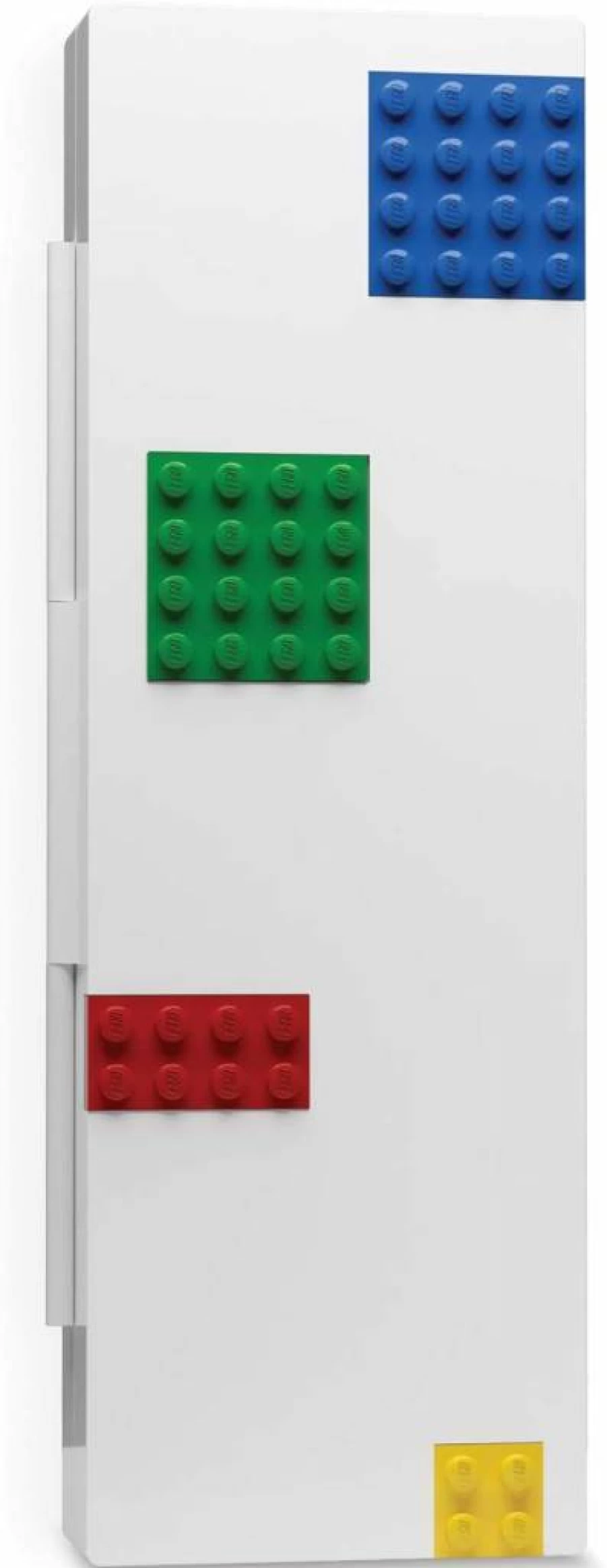 IQ Lego Stationery Pencil Box with 4 Building Bricks & Random Minifigure - Creative Play Storage for Kids